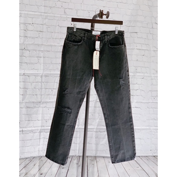 $238 NWT CURRENT/ELLIOTT Original Straight Jeans - Picture 5 of 8